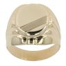 14ct Yellow Gold Oval Signet Ring