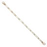 9ct Yellow Gold Bar Links Fancy Bracelet 8"