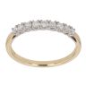 18ct Yellow Gold 0.30ct Brilliant Cut Diamond Half Eternity Ring
