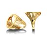 9ct Yellow Gold Welsh Feathers Half Sovereign Ring Mount