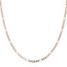 9ct Rose Gold Figaro Chain 24"