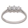 Platinum 0.50ct Diamond Trilogy Ring