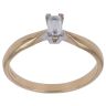 18ct Yellow Gold 0.30ct Millenium Cut Diamond Solitaire Ring