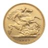 1902 Edward VII Large Head UK Half Sovereign Coin