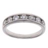 18ct White Gold 0.65ct Brilliant Cut Diamond Half Eternity Ring