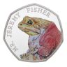 2017 Celebrating Beatrix Potter and Her Little Tales Mr. Jeremey Fisher 50 Pence Coin