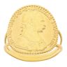 14ct Yellow Gold Fancy Coin Ring