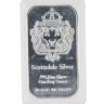1oz Silver Troy Scottsdale Unsealed Cased in God We Trust Lion Ingot