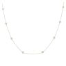9ct Yellow Gold 0.73ct Brilliant Cut Lab Grown Diamond Fancy Chain 18"