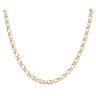 9ct Yellow Gold Double Curb Chain 20"