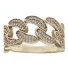 9ct Yellow Gold Patterned Curb Style Ring
