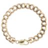 9ct Yellow Gold Curb Bracelet 8"