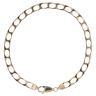 9ct Yellow Gold Square Curb Bracelet 8.5"