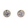18ct Yellow Gold 1.01ct Brilliant Cut Lab Grown Diamond Stud Earrings