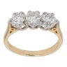 18ct Yellow Gold 1.15ct Brilliant Cut Diamond Trilogy Ring
