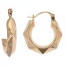 9ct Yellow Gold Creole Earrings