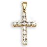 18ct Yellow Gold 1.00ct Diamond Cross