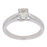 9ct White Gold 0.50ct Brilliant Cut Diamond Solitaire Ring