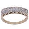 9ct Yellow Gold 0.25ct Brilliant Cut Diamond Half Eternity Ring