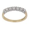 18ct Yellow Gold 0.35ct Brilliant Cut Diamond Half Eternity Ring