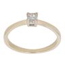 9ct Yellow Gold 0.25ct Princess Cut Diamond Solitaire Ring