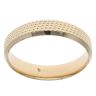 14ct Yellow Gold Textured Wedding Band 5mm