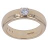 9ct Yellow Gold Cubic Zirconia Single Stone Ring