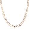 9ct Yellow Gold Plain Curb Chain 20"