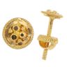 22ct Yellow Gold Chakra Stud Earrings