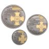2018 Armistice Centenary Remembrance Gold Gallantry Tristan Da Cunha Prestige Sovereign Set of 3 Coins Proof Boxed