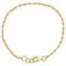 22ct Yellow Gold Bead Bracelet 6.5"