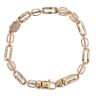 9ct Yellow And White Gold Fancy Bracelet 8"