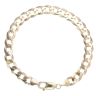 9ct Yellow Gold Curb Bracelet 8"