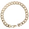 9ct Yellow Gold Curb Bracelet 8.5"