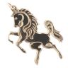9ct Yellow Gold Horse Pendant