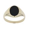 9ct Yellow Gold Onyx Signet Ring