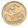 1909 Edward VII Large Head UK Half Sovereign Coin