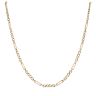 9ct Yellow Gold Fancy Figaro Chain 20"
