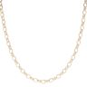 9ct Yellow Gold Patterned Belcher Chain 20"