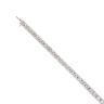 9ct White Gold 3.50ct Diamond Tennis 7" Bracelet