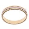 18ct Yellow and White Gold Wedding Band 3mm