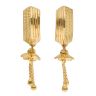 22ct Yellow Gold Tassel Dropper Stud Earrings