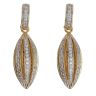 18ct Yellow Gold 1.75ct Brilliant Cut Diamond Fancy Drop Earrings