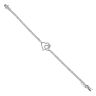 Silver Cubic Zirconia Tennis Bracelet 7" By Icesia