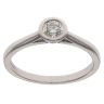 18ct White Gold 0.33ct Brilliant Cut Diamond Solitaire Ring