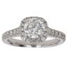 Platinum 1.50ct Brilliant Cut Diamond Cluster Ring