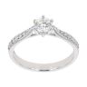 18ct White Gold Diamond 0.61ct Solitaire Ring