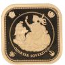 2019 Elizabeth II Square Tristan Da Cunha Quarter Sovereign Coin