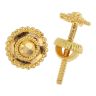 22ct Yellow Gold Granulation Stud Earrings