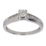 9ct White Gold 0.40ct Brilliant Cut Diamond Solitaire Ring